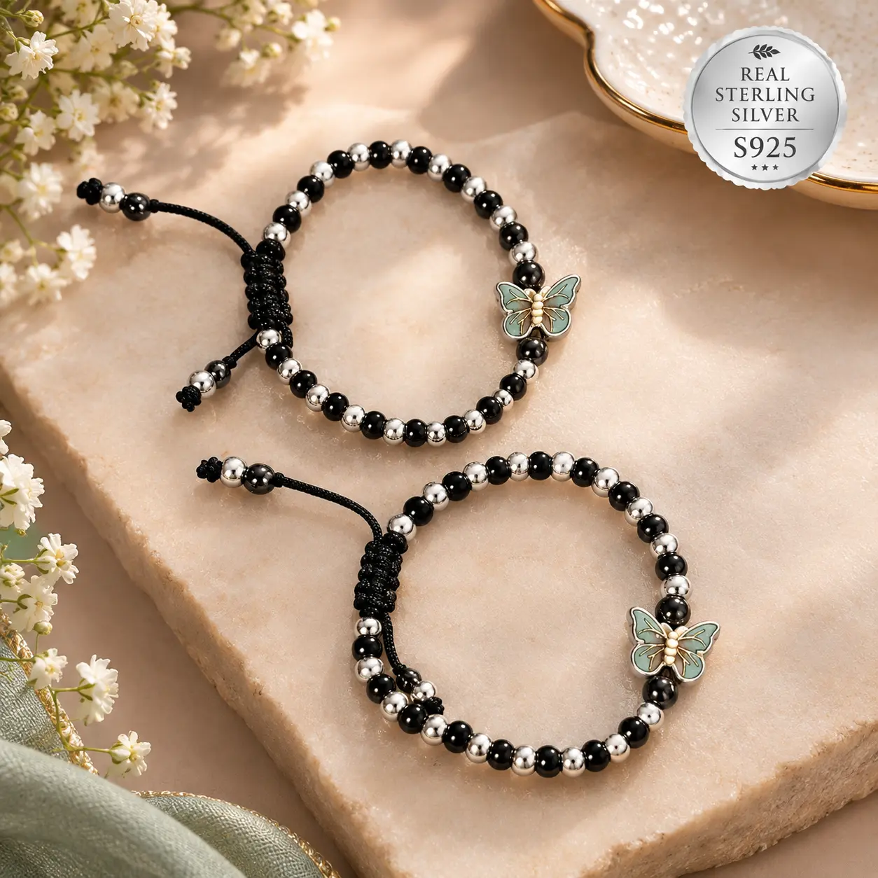 925 Silver Butterfly Baby Nazariya
