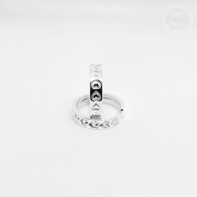 Silver Heart 925 Toe Ring