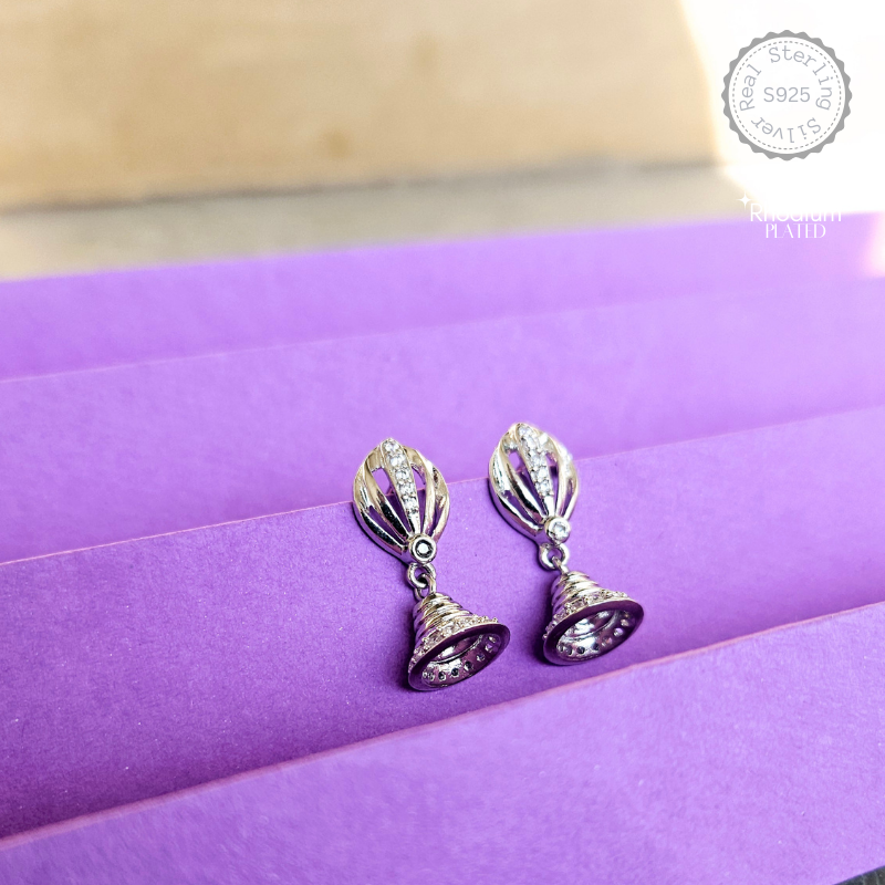 Silver Pure Feelings Jhumki
