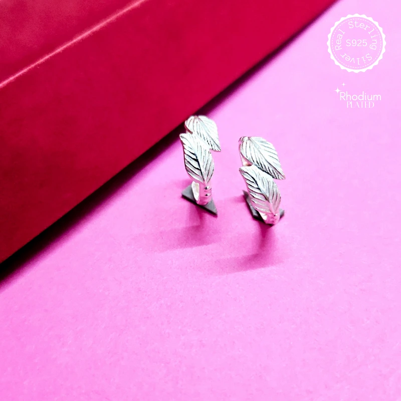 Leaf Toe Rings 925 Fine Silver