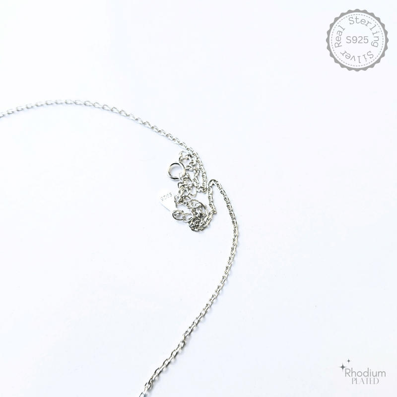 Silver Queen Necklace Multi color Crystal