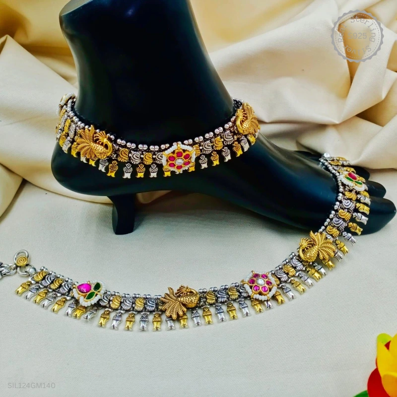 Stylish Fusion Anklets for Women – Lightweight 925 Sterling Silver Anklet