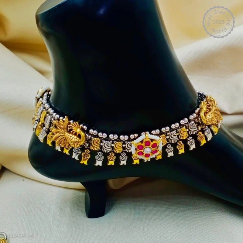 Stylish Fusion Anklets for Women – Lightweight 925 Sterling Silver Anklet