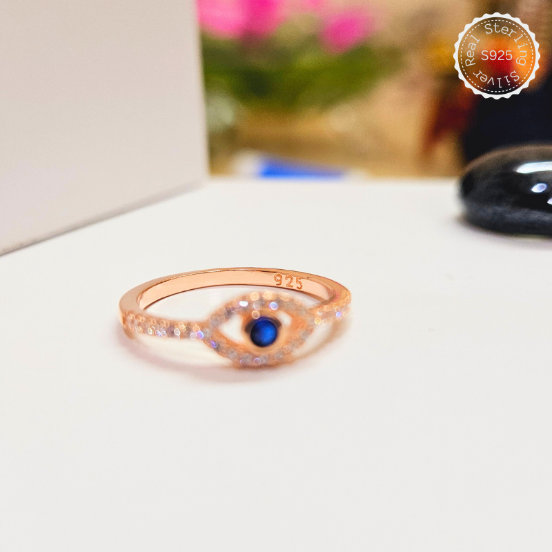 Premium 925 Silver Evil Eye Ring