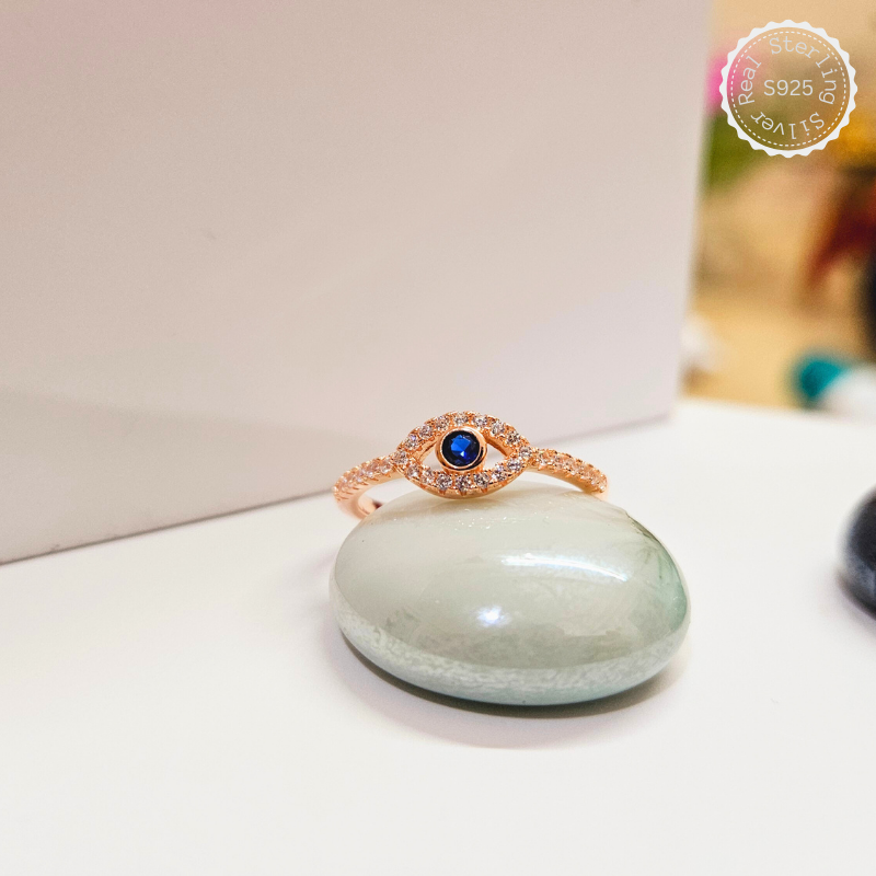 Premium 925 Silver Evil Eye Ring