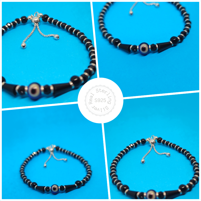 Evil Eye 925 Silver Kids Bracelet