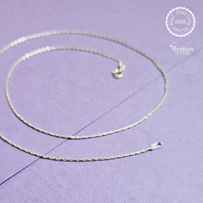 Sleek Timeless 925 Silver Chain