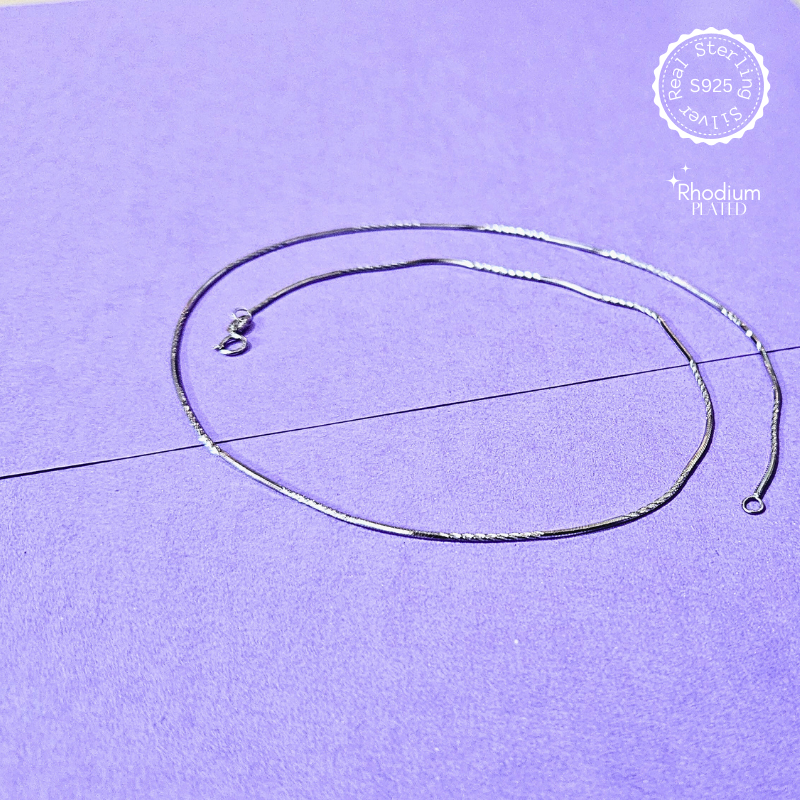 Premium 925 Silver Chain Sleek Design with Diamond Cut