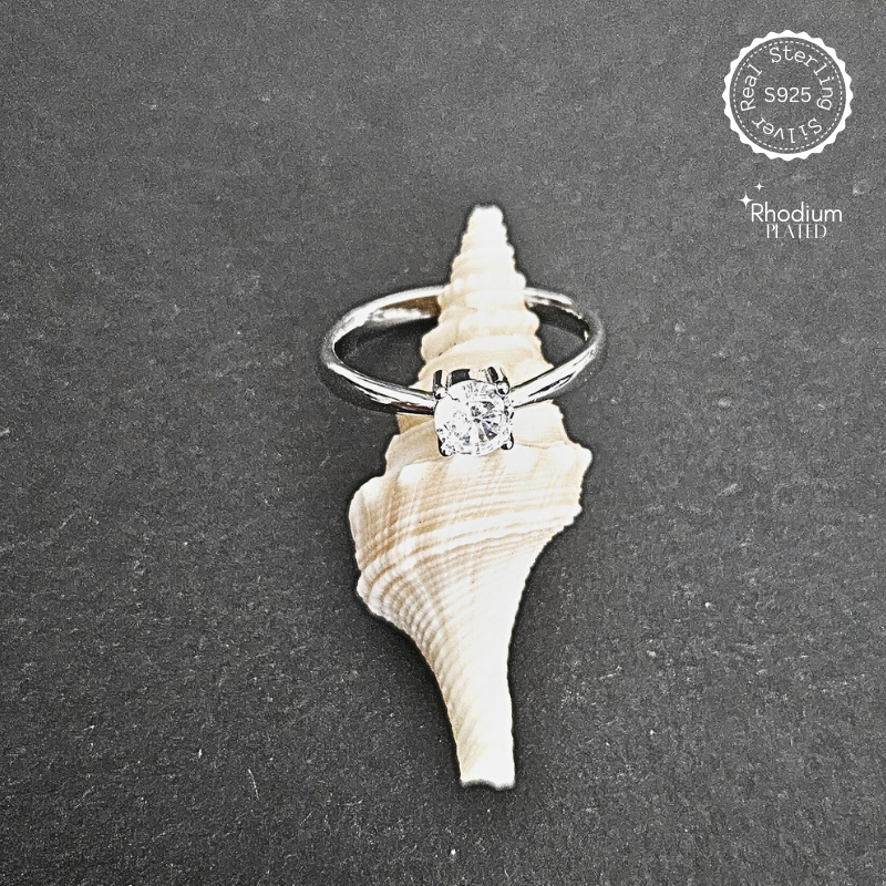 925 Silver Midnight Glitter Ring – alternate view