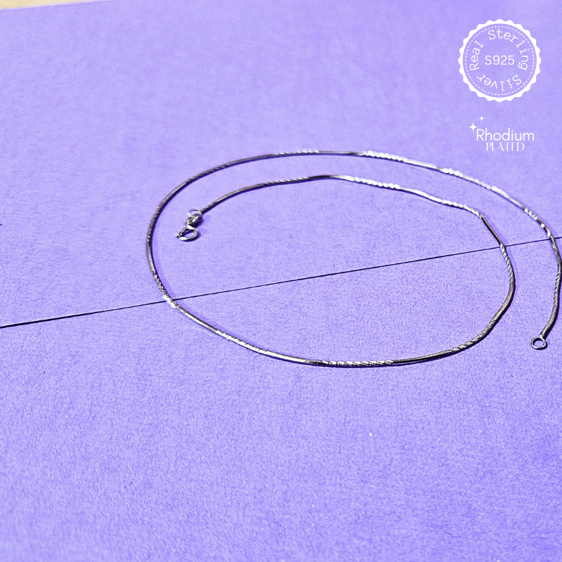 Premium 925 Silver Chain Sleek Design with Diamond Cut