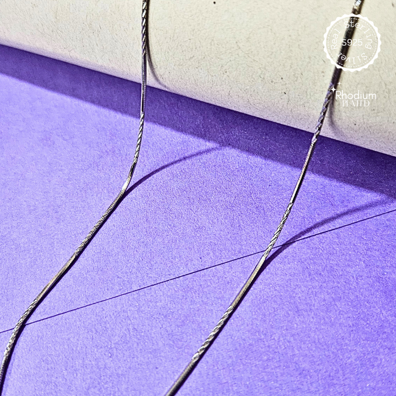 Premium 925 Silver Chain Sleek Design with Diamond Cut