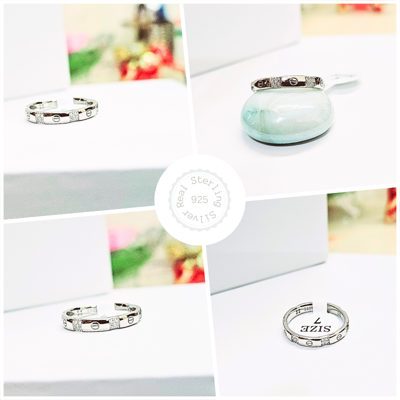 Premium 925 Silver Classy Modern Ring