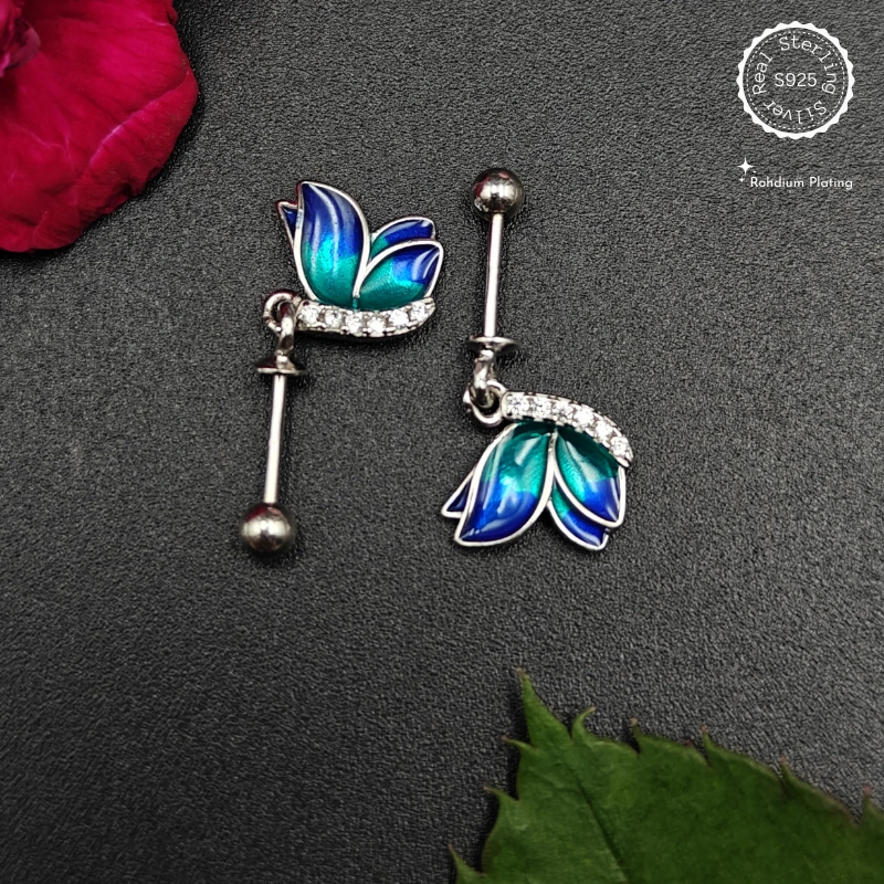 925 Silver Butterfly Bugdi