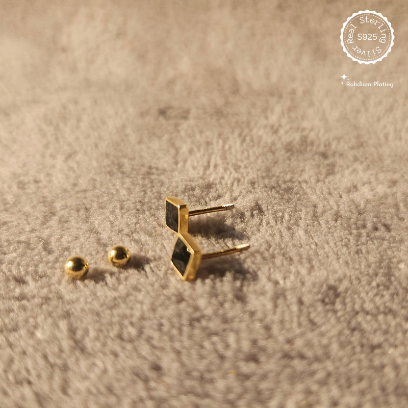 999 Fine Silver Square Hoops | Fine Silver Jewellery