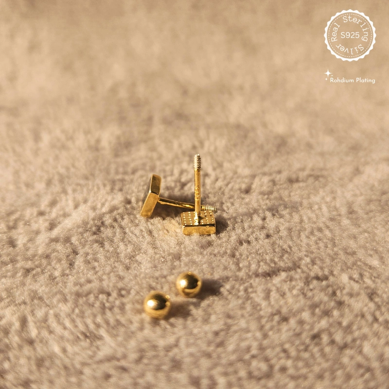 999 Fine Silver Square Hoops | Fine Silver Jewellery
