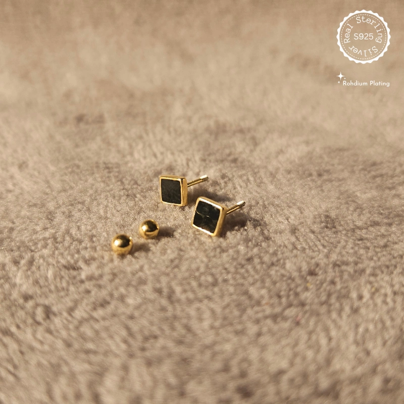 999 Fine Silver Square Hoops | Fine Silver Jewellery