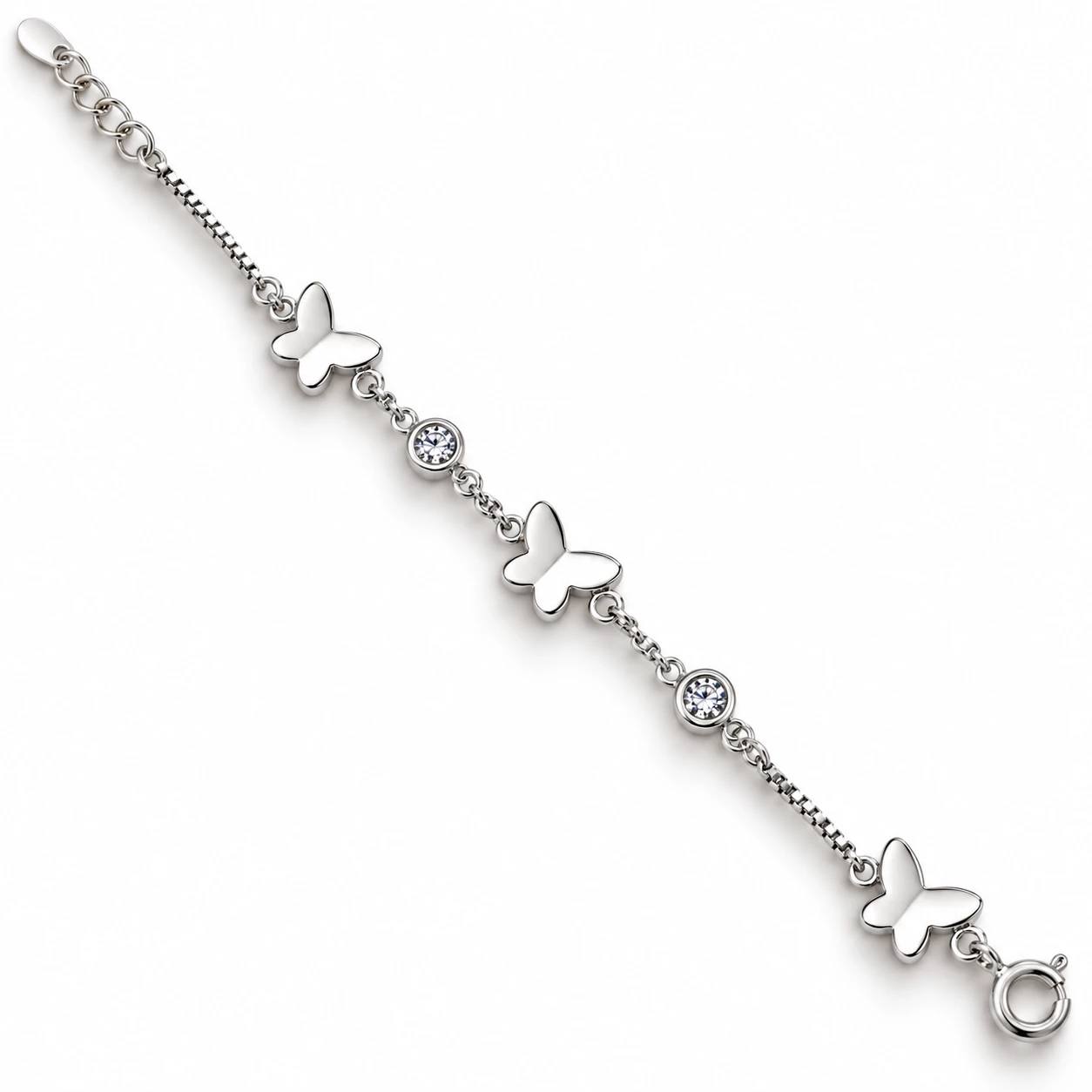 925 Sterling Silver Butterfly Bracelet for Women | Silvra  Meta Description